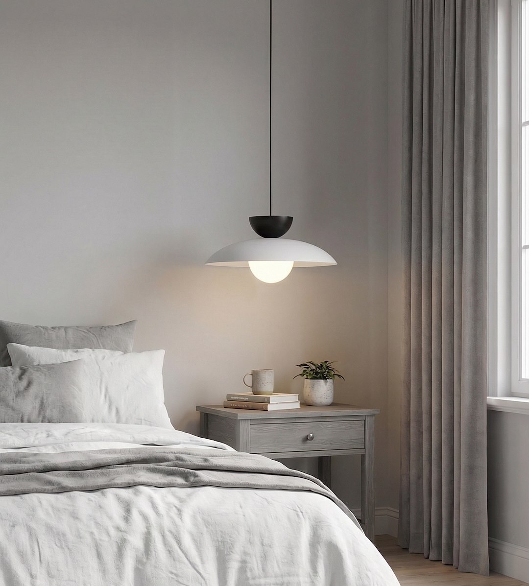 Hanglamp Lardia Grijs Ø10 cm - Afbeelding 3