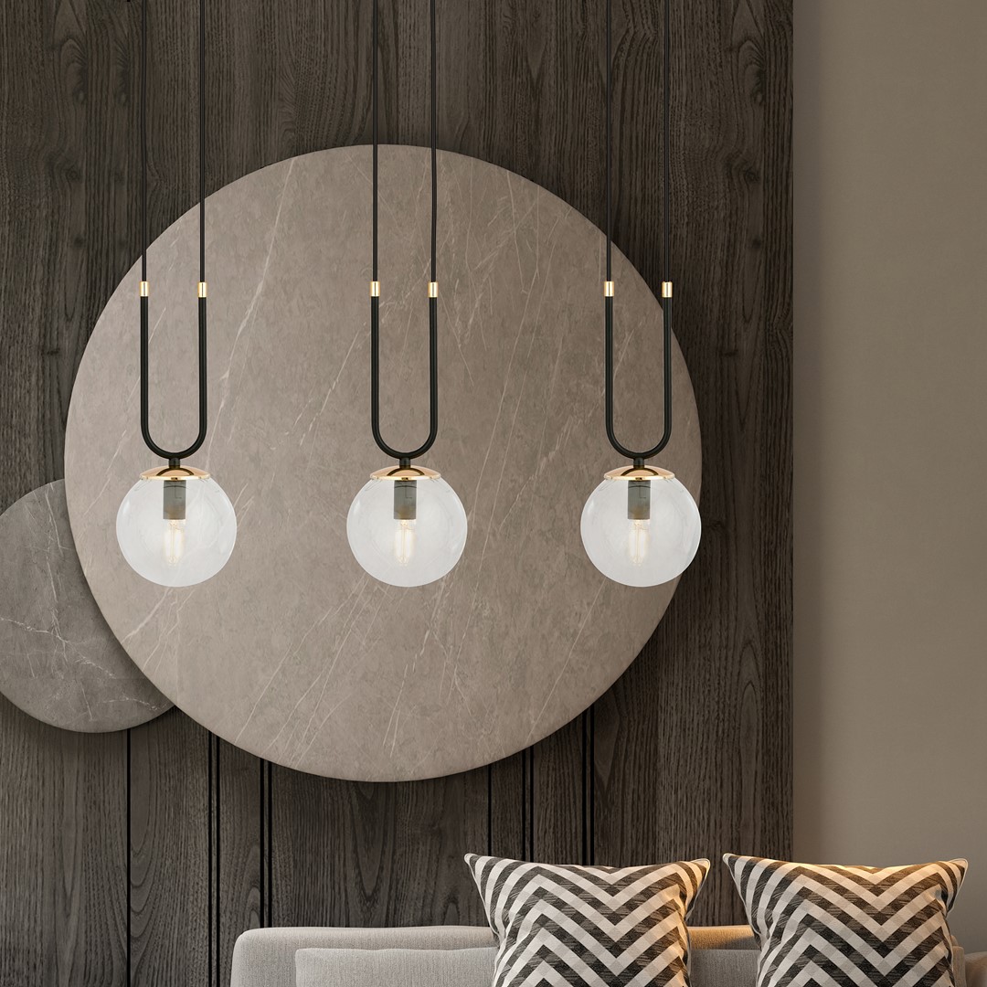 Hanglamp Jeiskas Zwart Ø14 cm - Afbeelding 3