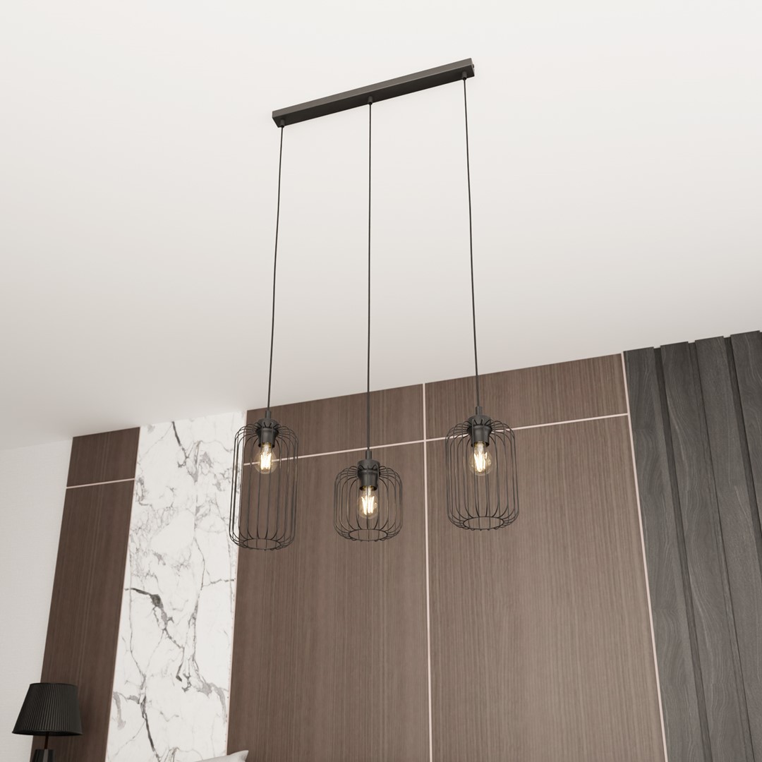 Hanglamp Zaunos Zwart Ø16 cm - Afbeelding 3