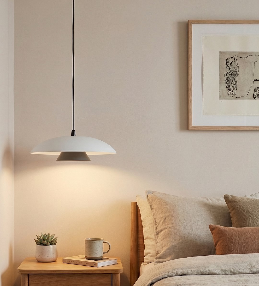 Hanglamp Promes Wit - Afbeelding 3