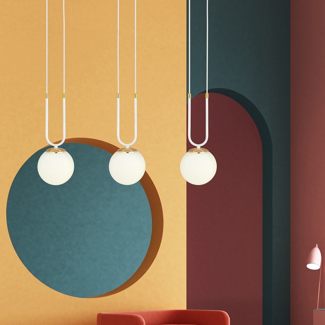 Hanglamp Sermura Wit Ø15 cm - Afbeelding 3