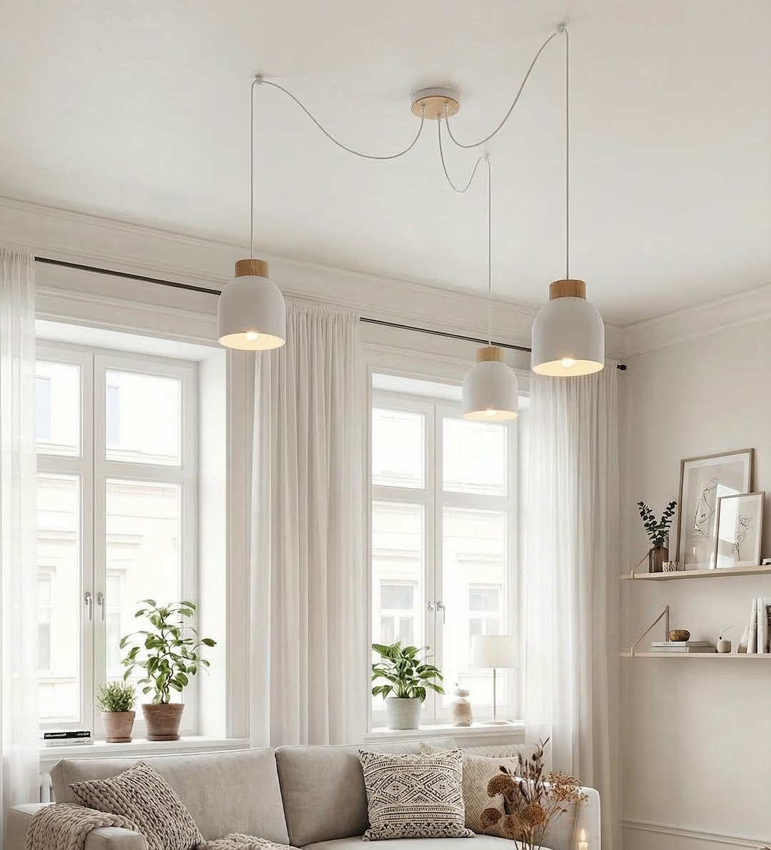 Hanglamp Nontia Wit - Afbeelding 3