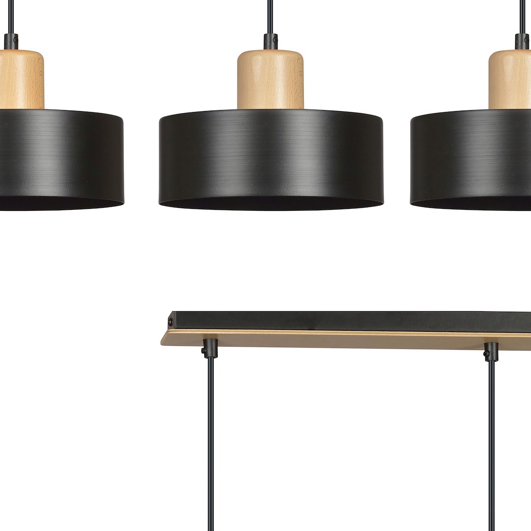 Hanglamp Sloodano Zwart - Afbeelding 3