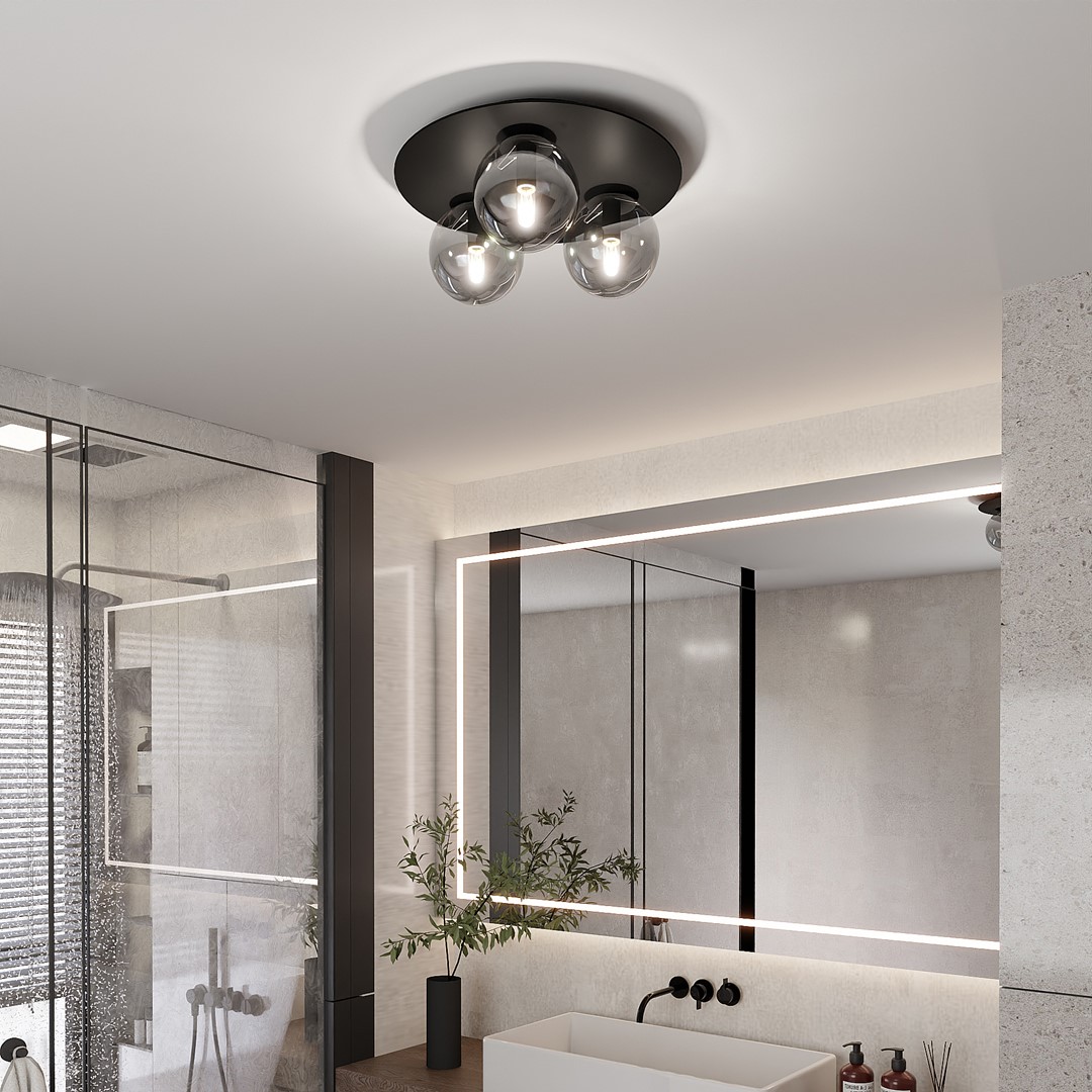 Plafondlamp Fuldal Zwart Ø14 cm - Afbeelding 3