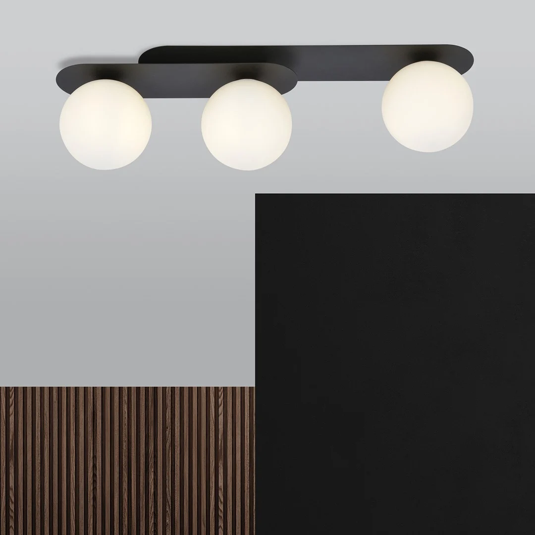 Plafondlamp Skaardu Zwart Ø15 cm - Afbeelding 3