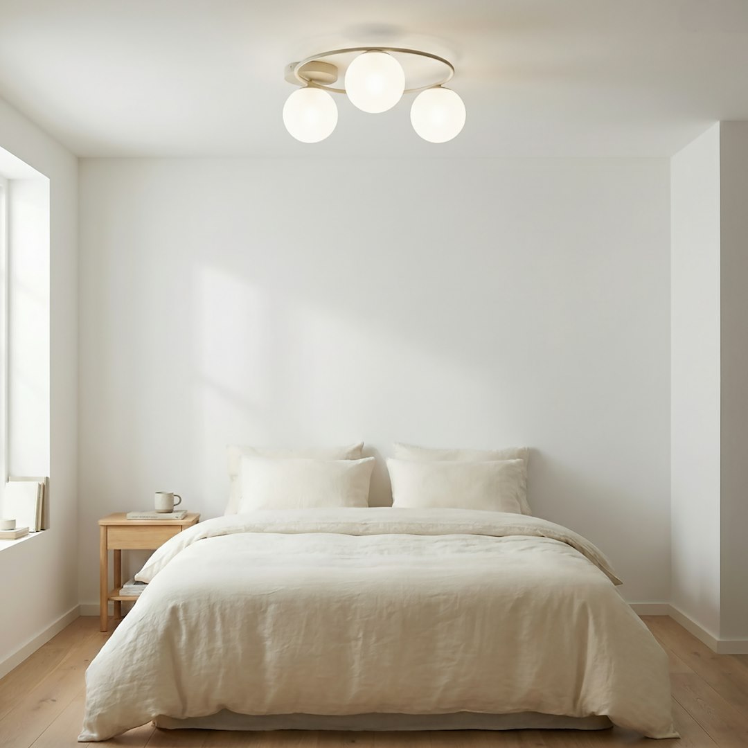 Plafondlamp Lierdoro Beige Ø14 cm - Afbeelding 3