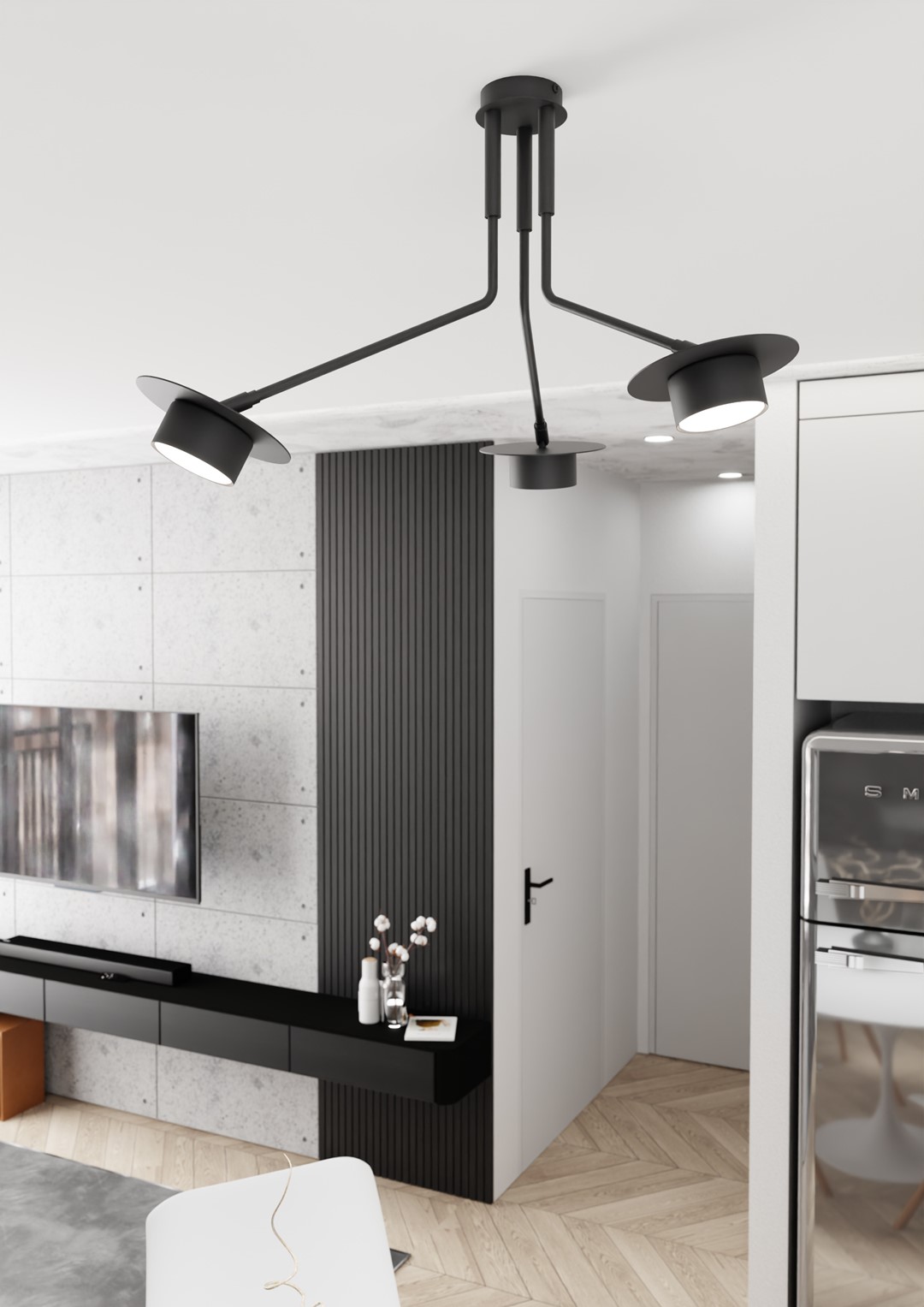 Plafondlamp Traamio Zwart - Afbeelding 3
