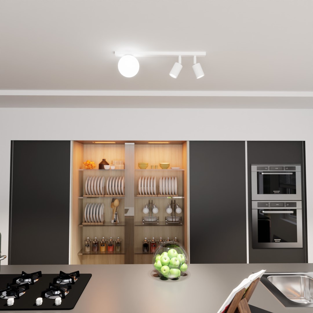 Plafondlamp Coobar Zwart Ø14 cm - Afbeelding 3