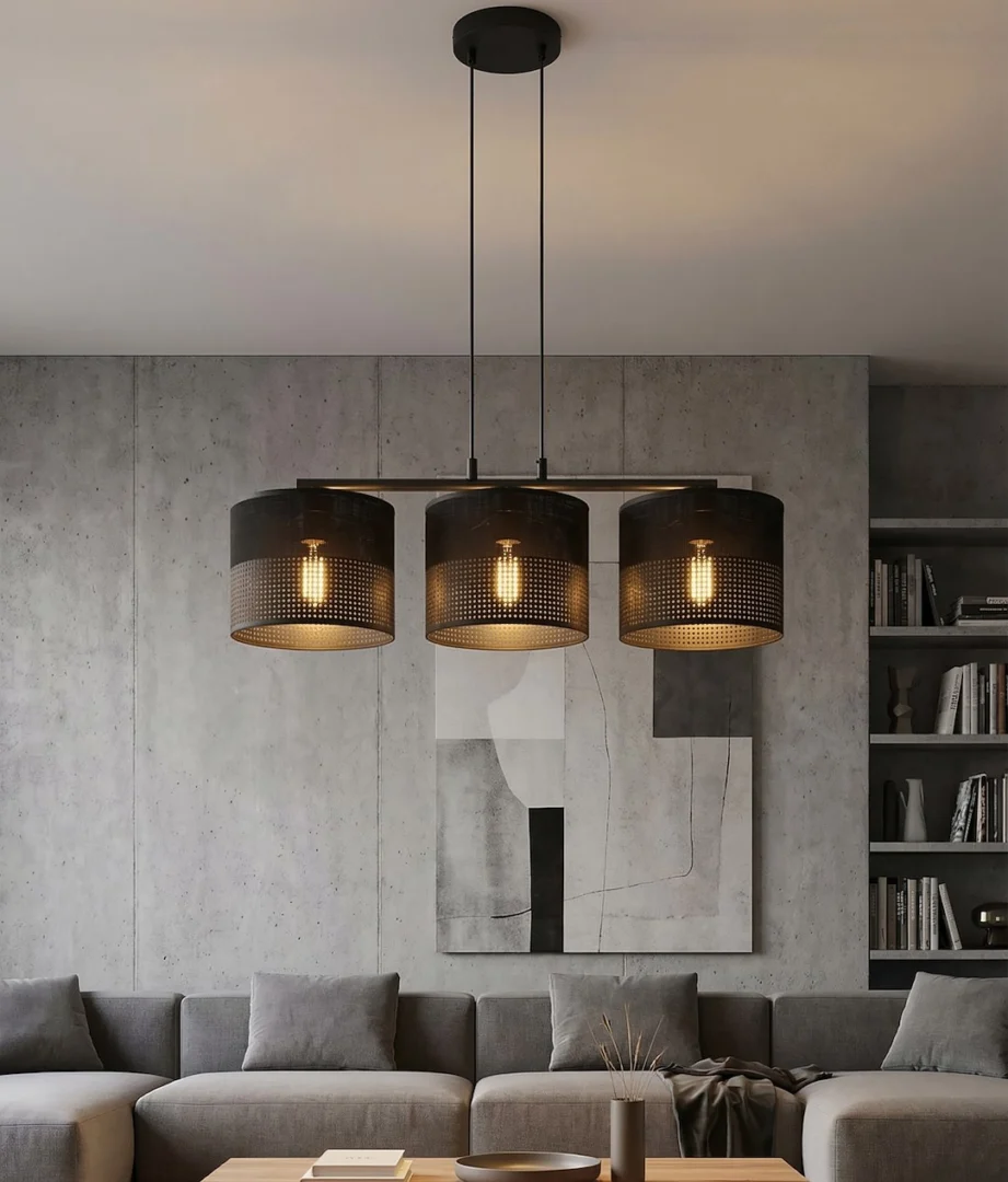 Hanglamp Fluvel Zwart Ø20 cm - Afbeelding 3