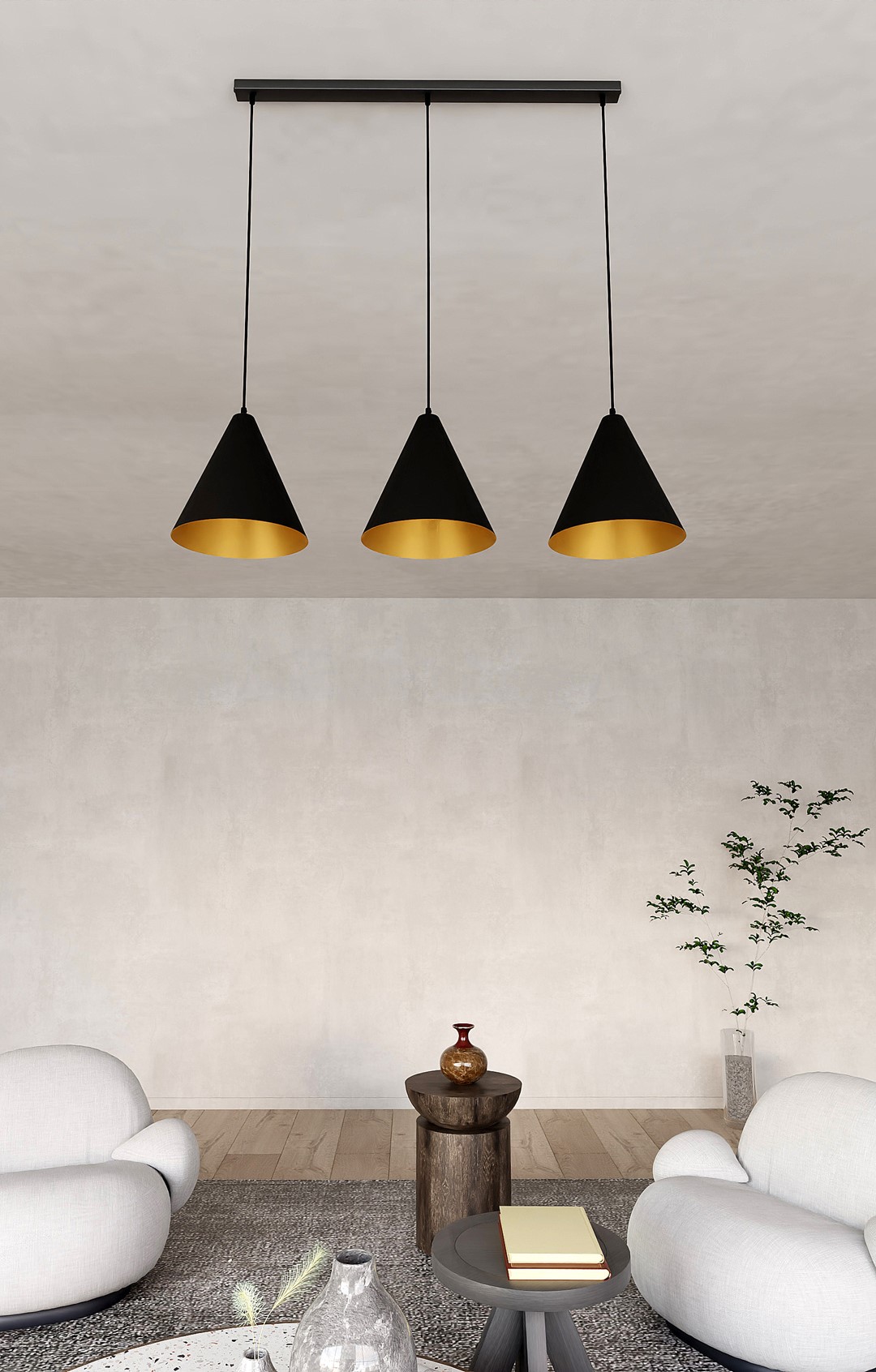 Hanglamp Groomman Zwart Ø23,5 cm - Afbeelding 3