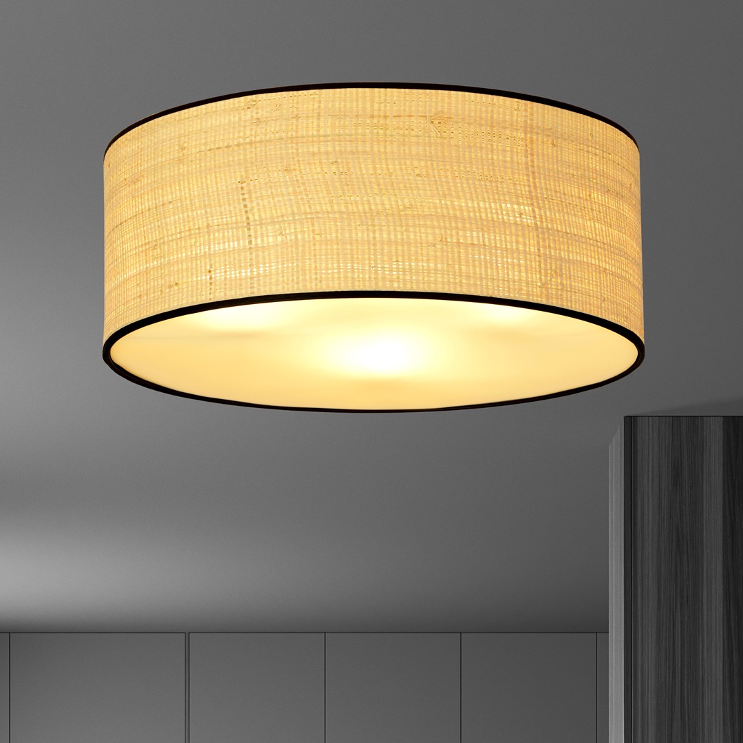 Plafondlamp Rerdor Zwart Ø50 cm - Afbeelding 3