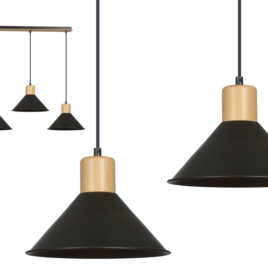 Hanglamp Moorrund Zwart - Afbeelding 3