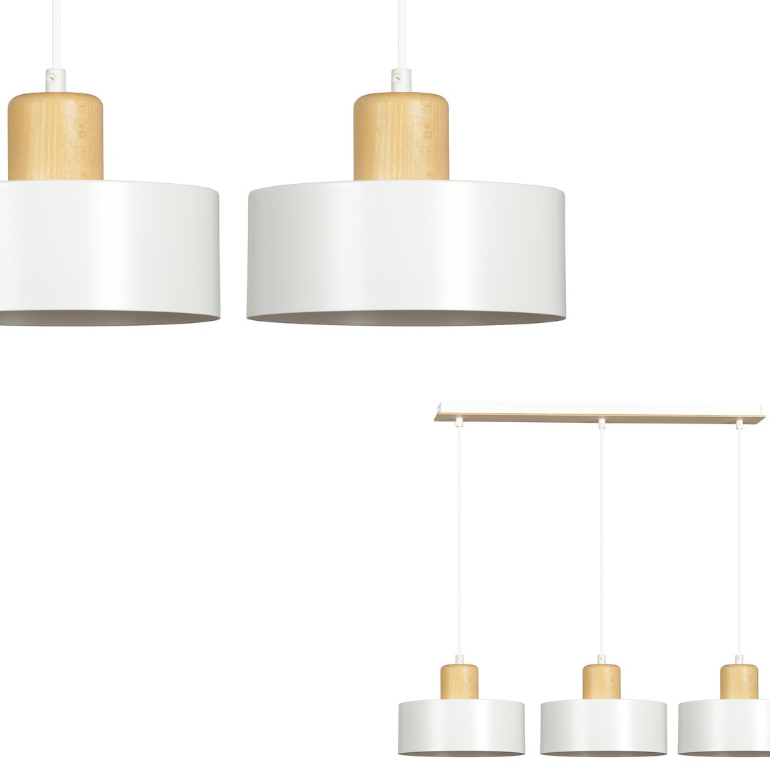 Hanglamp Klesak Wit - Afbeelding 3