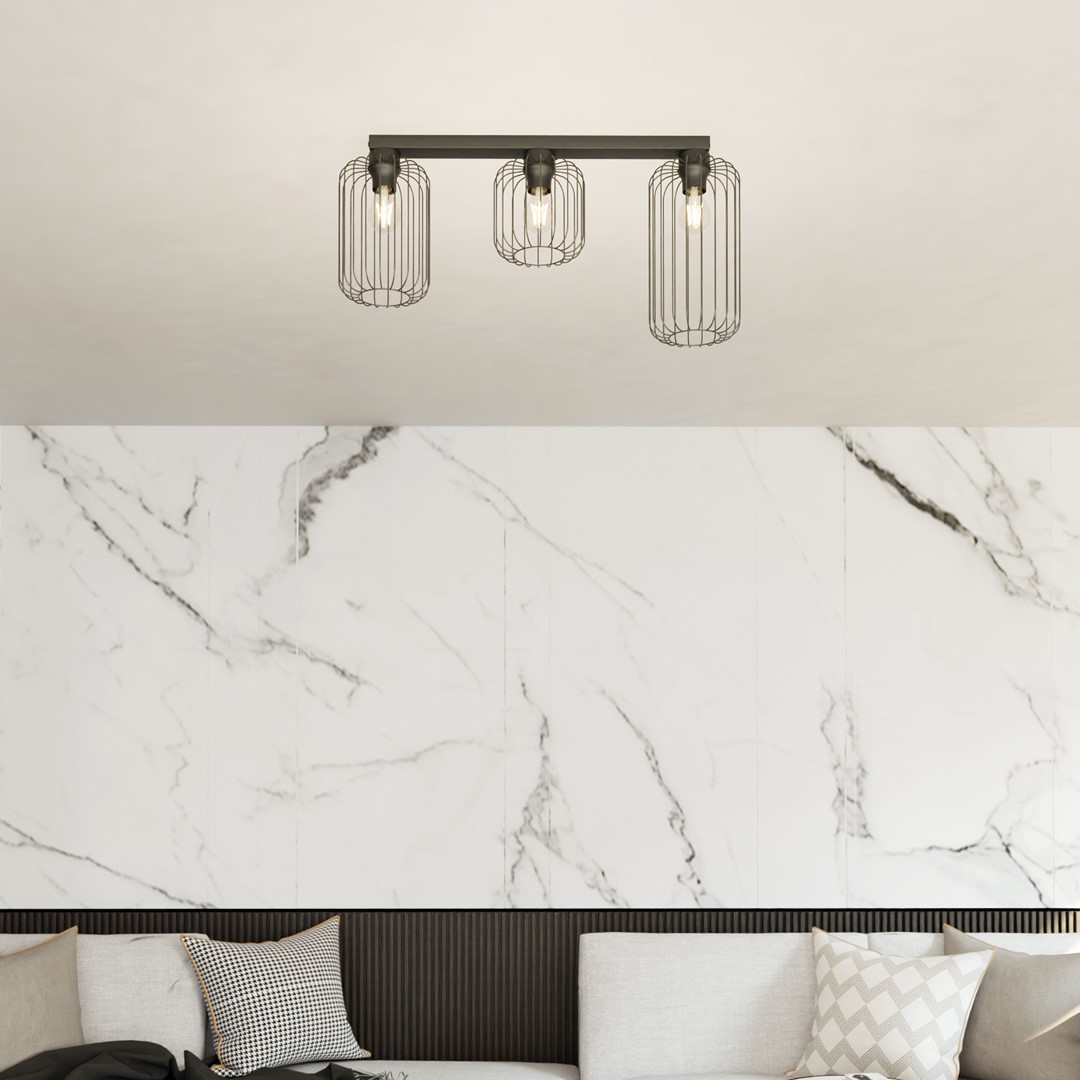 Plafondlamp Floldund Zwart Ø16 cm - Afbeelding 3