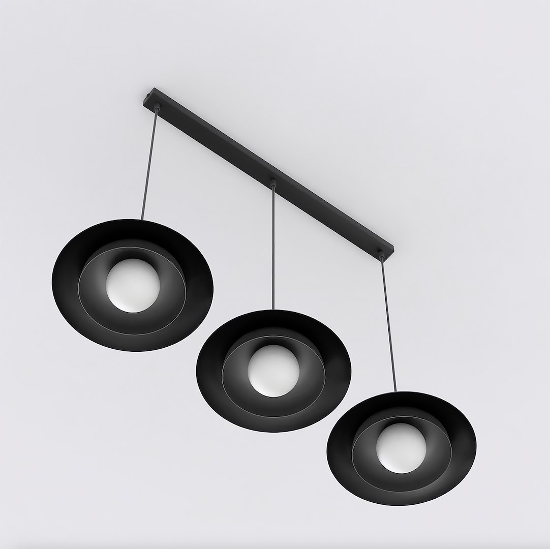Hanglamp Fassino Zwart Ø10 cm - Afbeelding 3