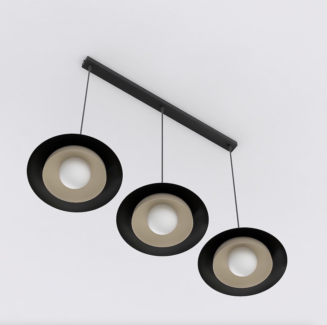 Hanglamp Pibero Zwart Ø10 cm - Afbeelding 3