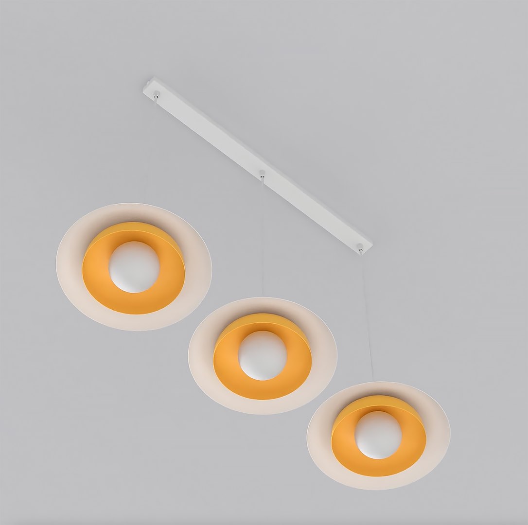 Hanglamp Gilto Wit Ø10 cm - Afbeelding 3