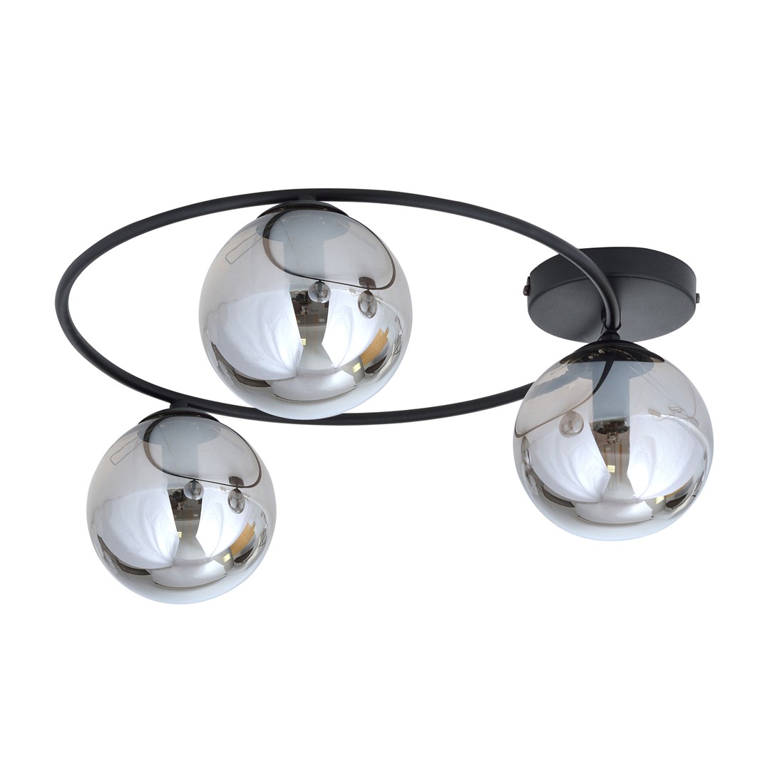 Plafondlamp Greesta Zwart Ø14 cm - Afbeelding 3