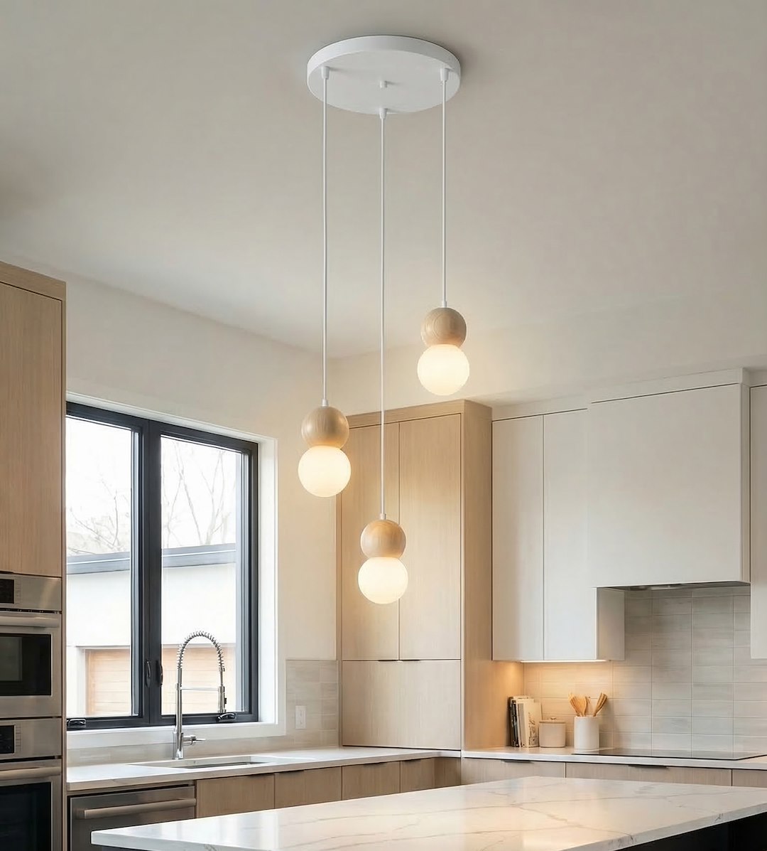 Hanglamp Cummero Wit Ø10 cm - Afbeelding 3