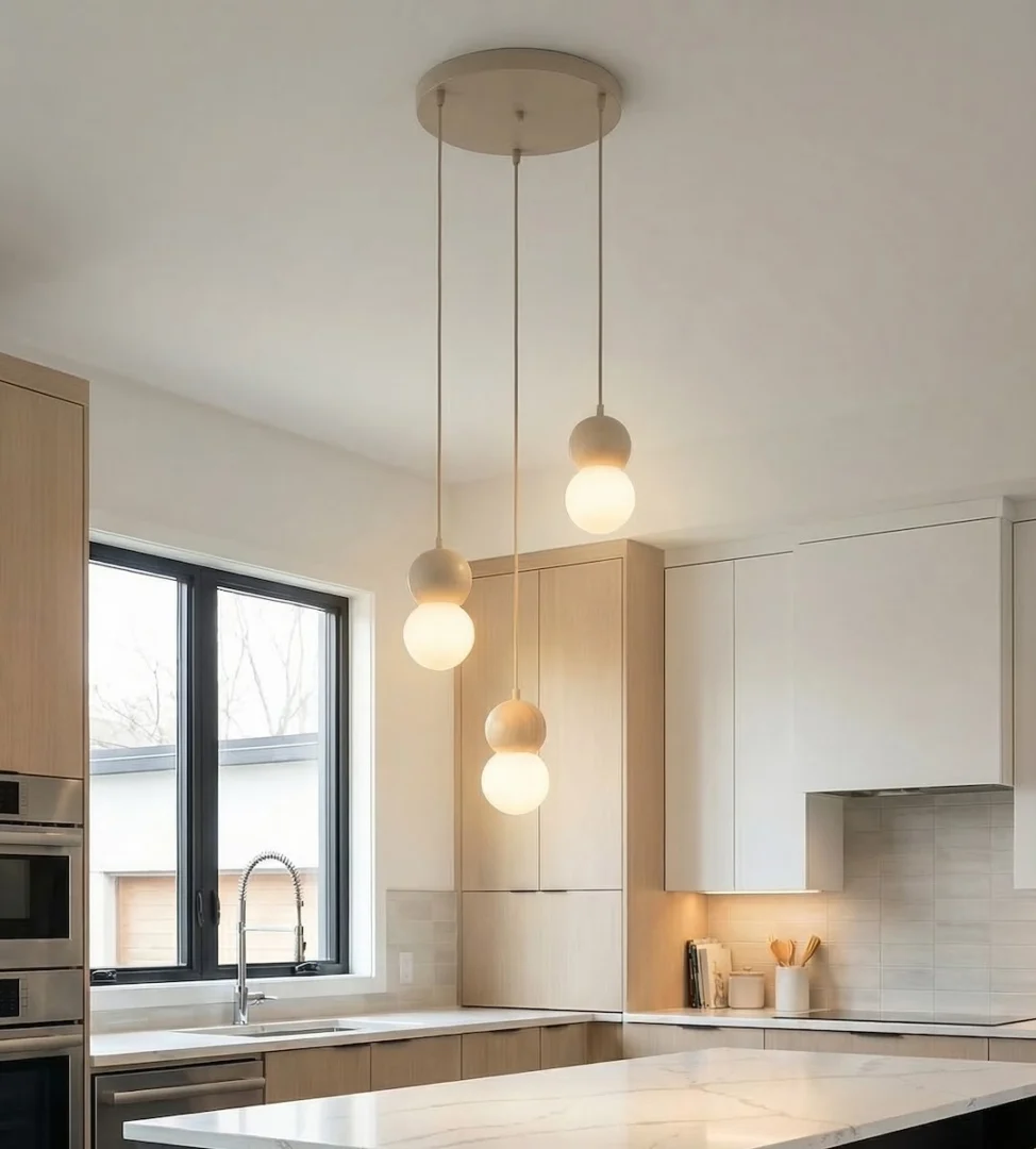 Hanglamp Kamir Beige Ø10 cm - Afbeelding 3