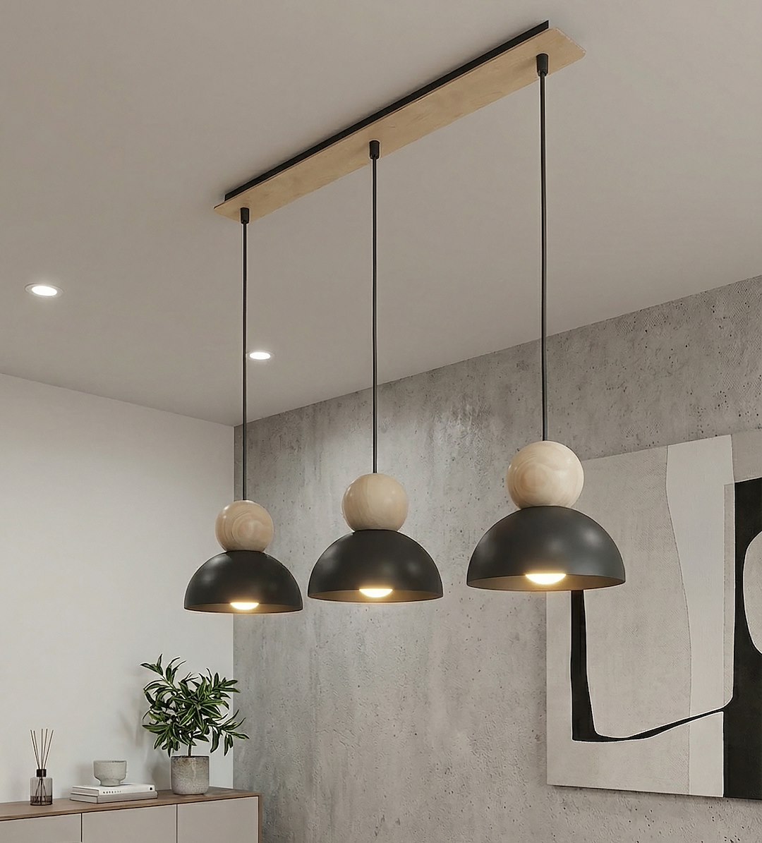 Hanglamp Viennas Zwart - Afbeelding 3