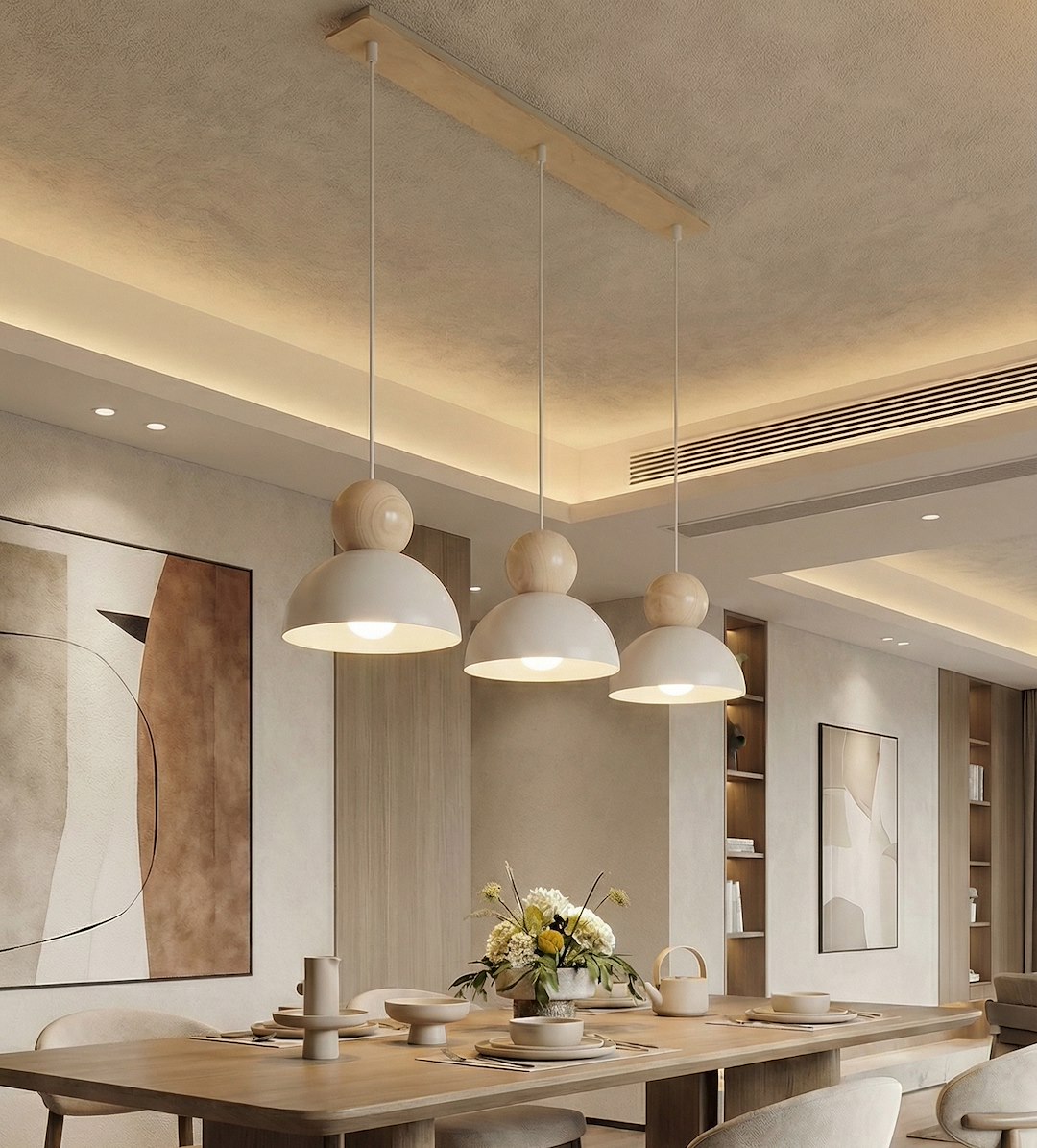 Hanglamp Beirdan Wit - Afbeelding 3