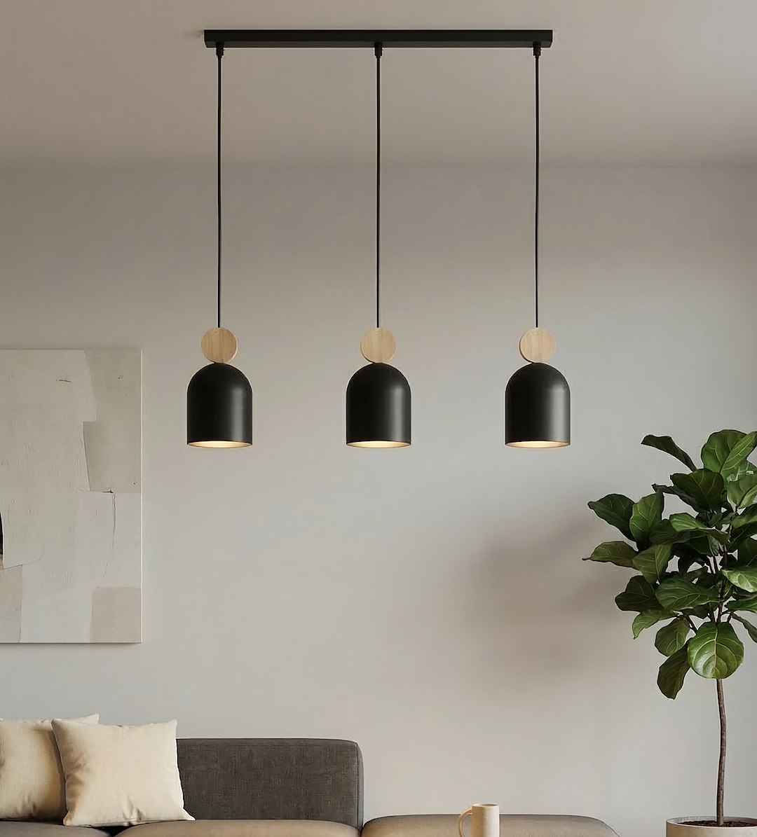 Hanglamp Preelvaro Zwart - Afbeelding 3