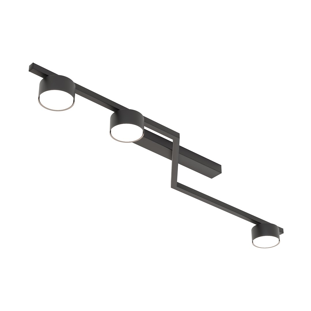 Plafondlamp Hosio Zwart - Afbeelding 3