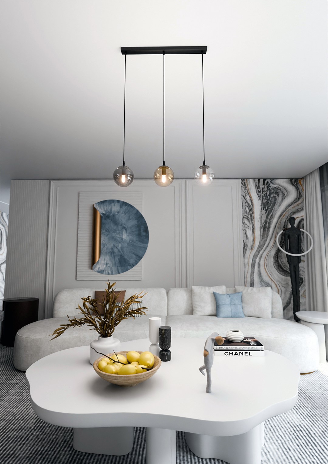 Hanglamp Olbia Zwart Ø14 cm - Afbeelding 3