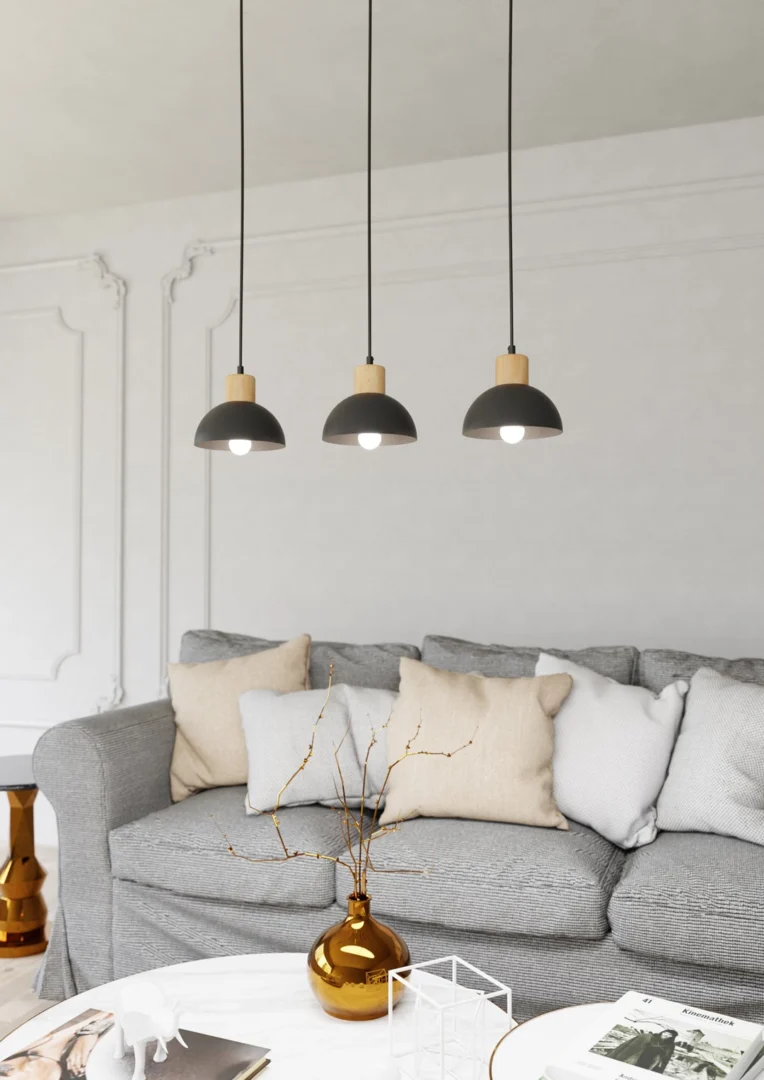 Plafondlamp Goorea Zwart Ø18 cm - Afbeelding 4