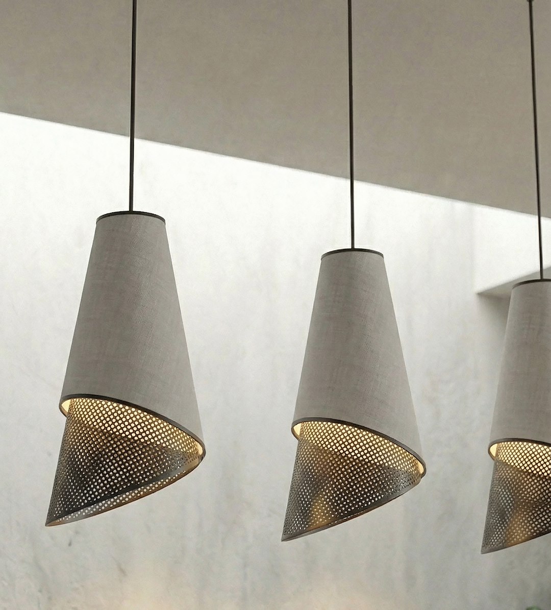 Hanglamp Nierund Zwart Ø20 cm - Afbeelding 4