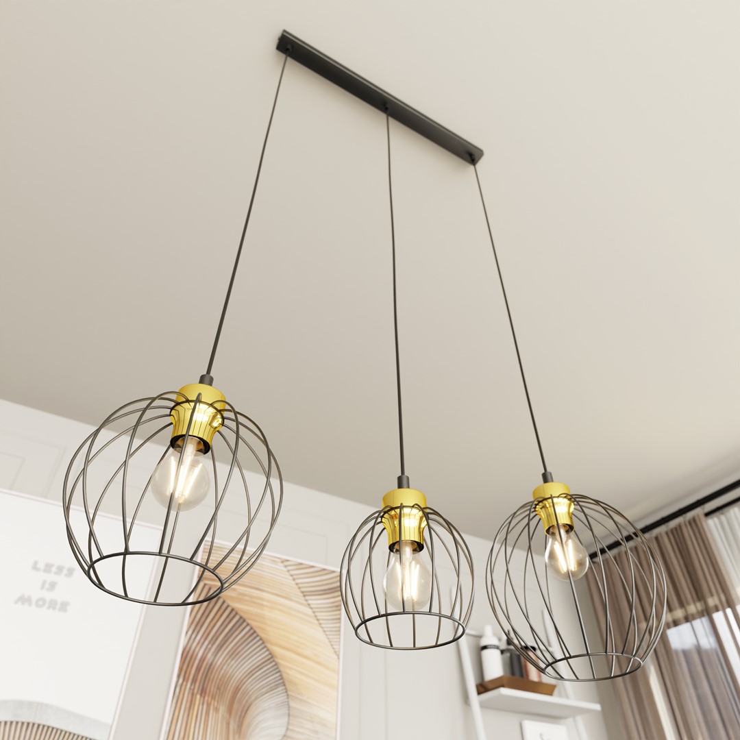 Hanglamp Klondand Zwart Ø24 cm - Afbeelding 4