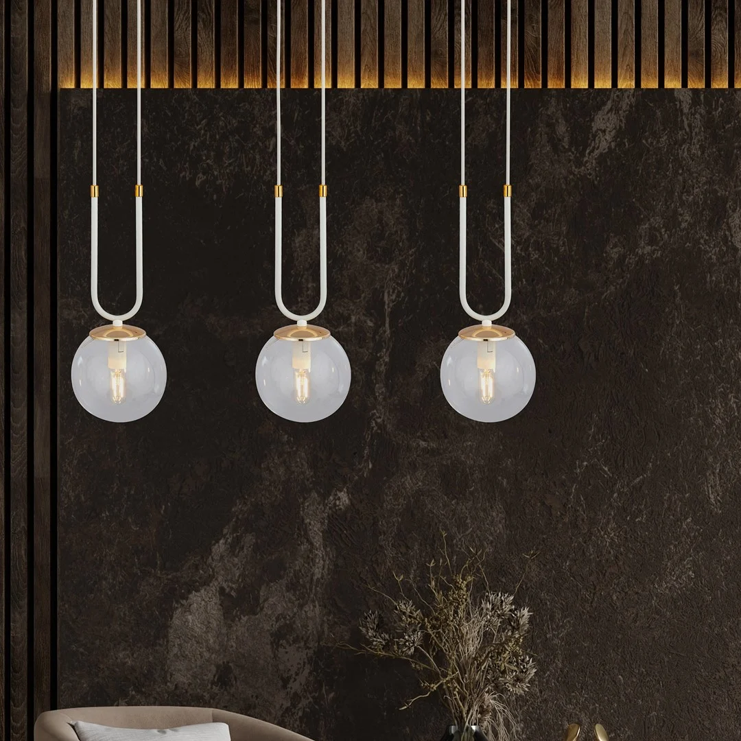 Hanglamp Poosan Wit Ø14 cm - Afbeelding 4