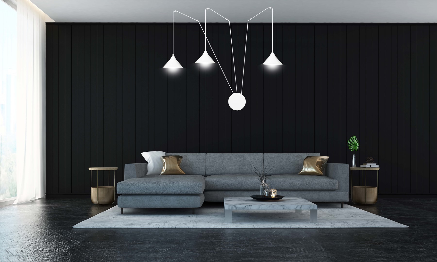 Hanglamp Prasse Wit - Afbeelding 4