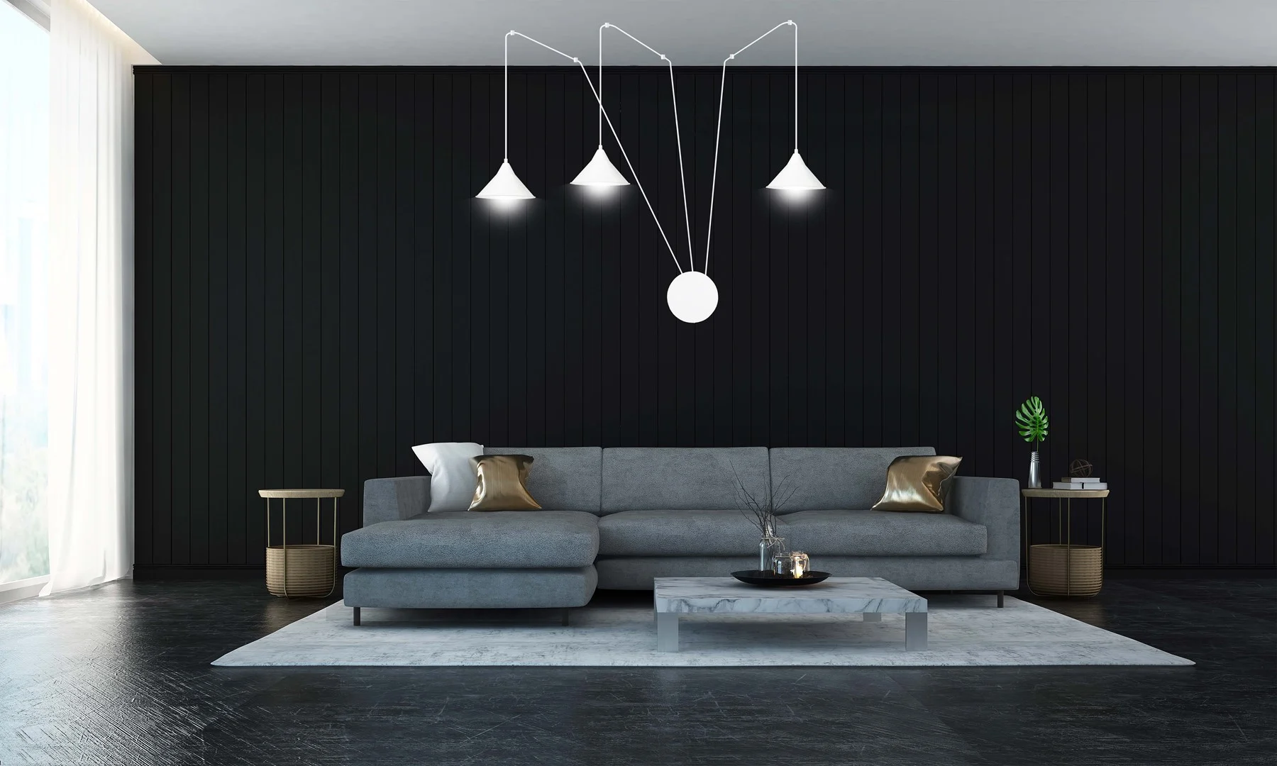 Hanglamp Prasse Wit - Afbeelding 4