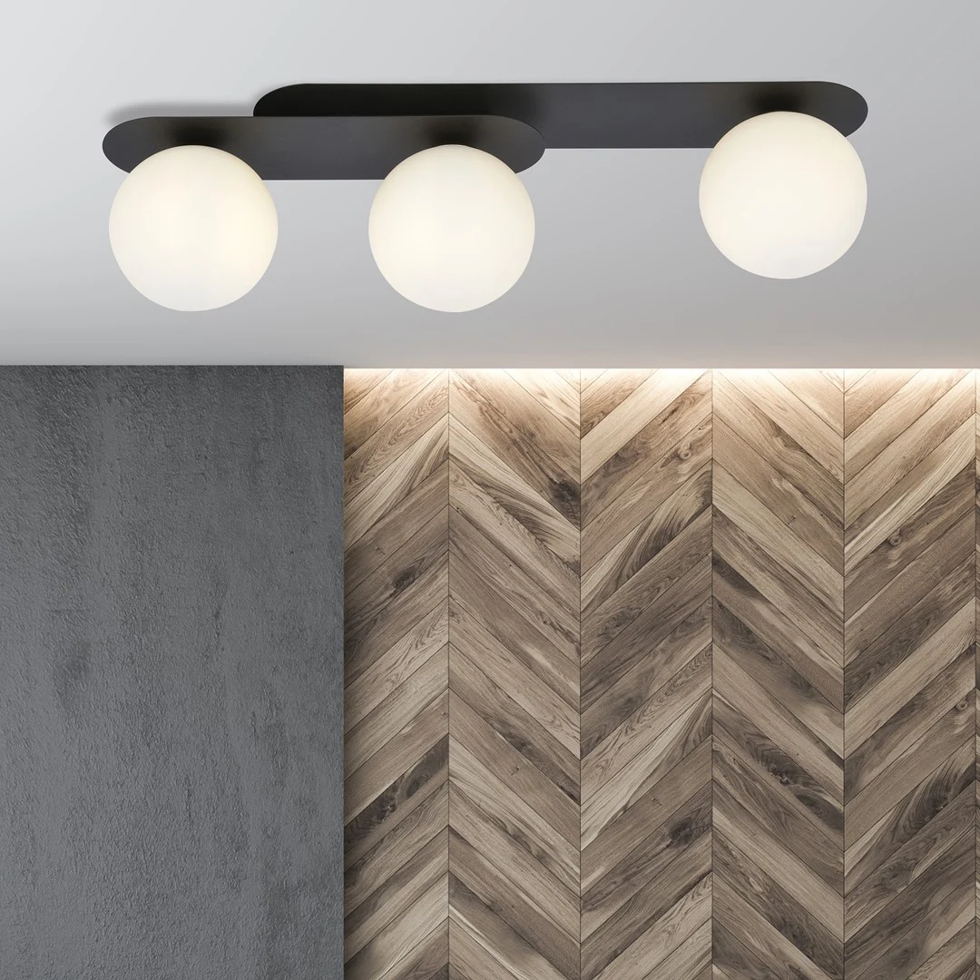 Plafondlamp Skaardu Zwart Ø15 cm - Afbeelding 4