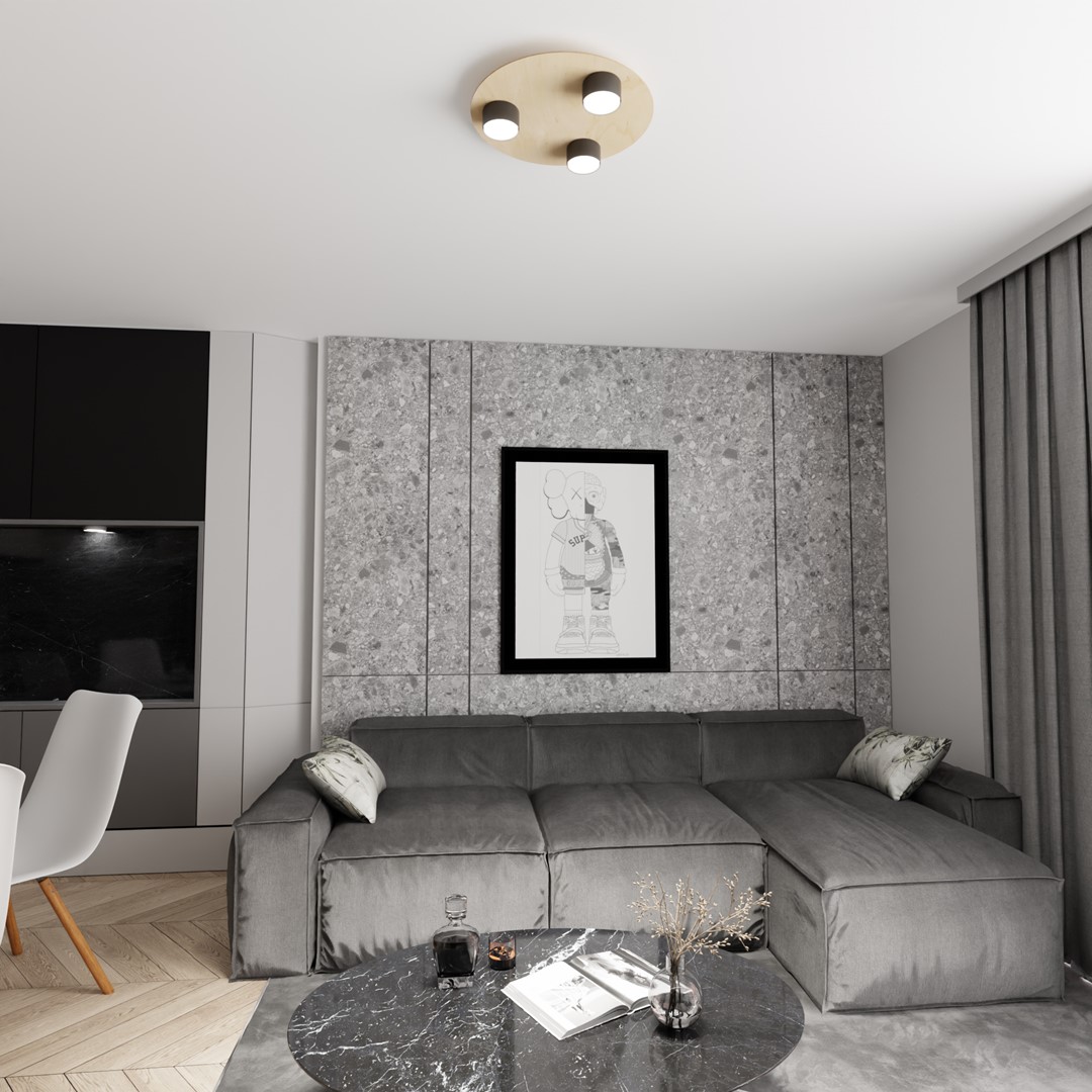 Plafondlamp Naannil Zwart - Afbeelding 4