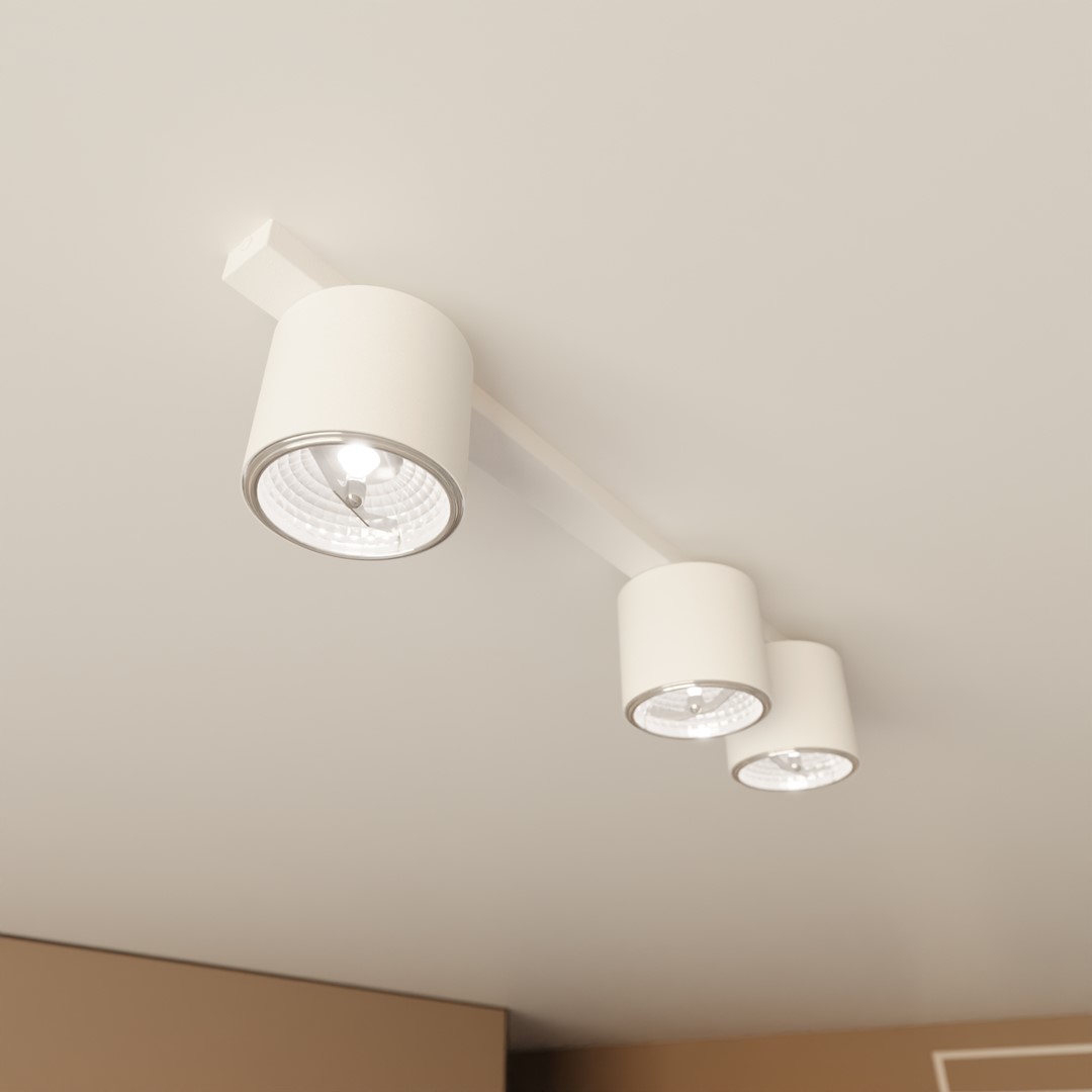Plafondlamp Silvio Wit - Afbeelding 4