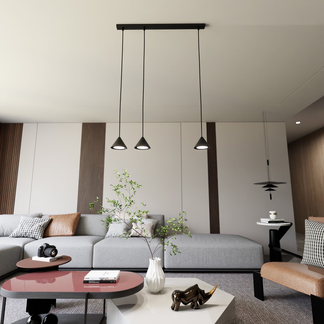 Hanglamp Faubero Zwart - Afbeelding 4