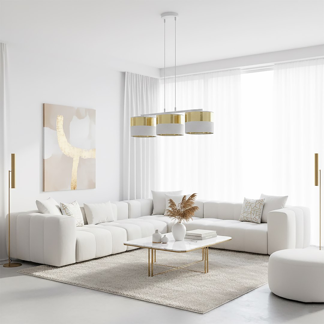 Hanglamp Traarnond Wit Ø20 cm - Afbeelding 4