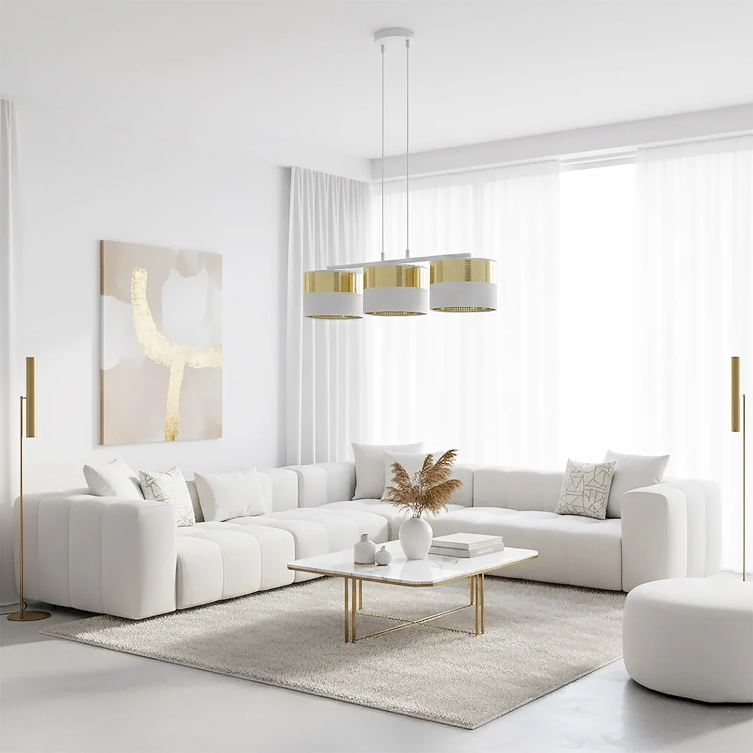 Hanglamp Traarnond Wit Ø20 cm - Afbeelding 4