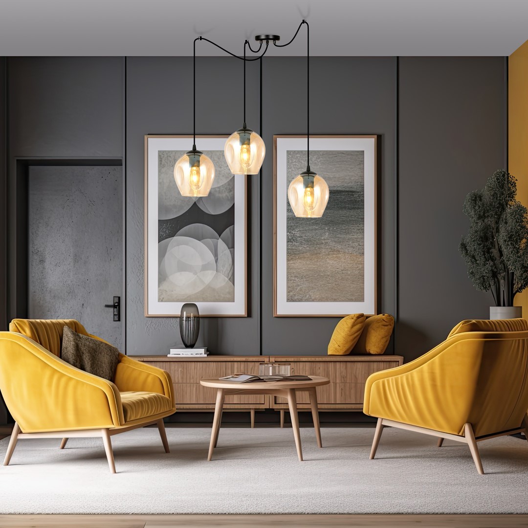 Hanglamp Bieskun Zwart Ø14 cm - Afbeelding 4