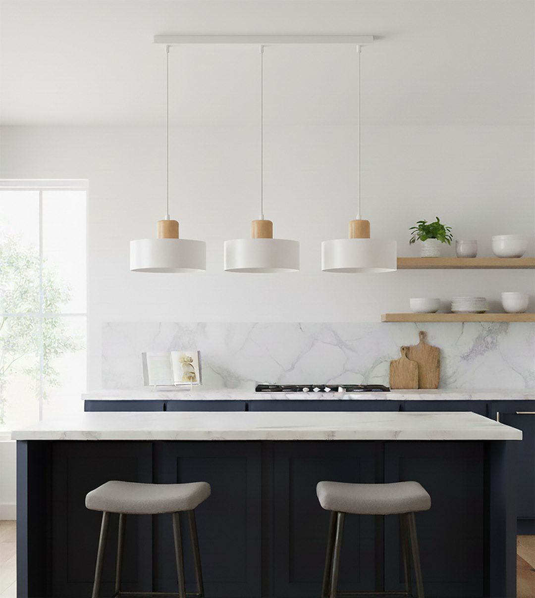 Hanglamp Klesak Wit - Afbeelding 4