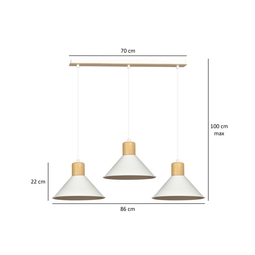 Hanglamp Griennio Wit - Afbeelding 4