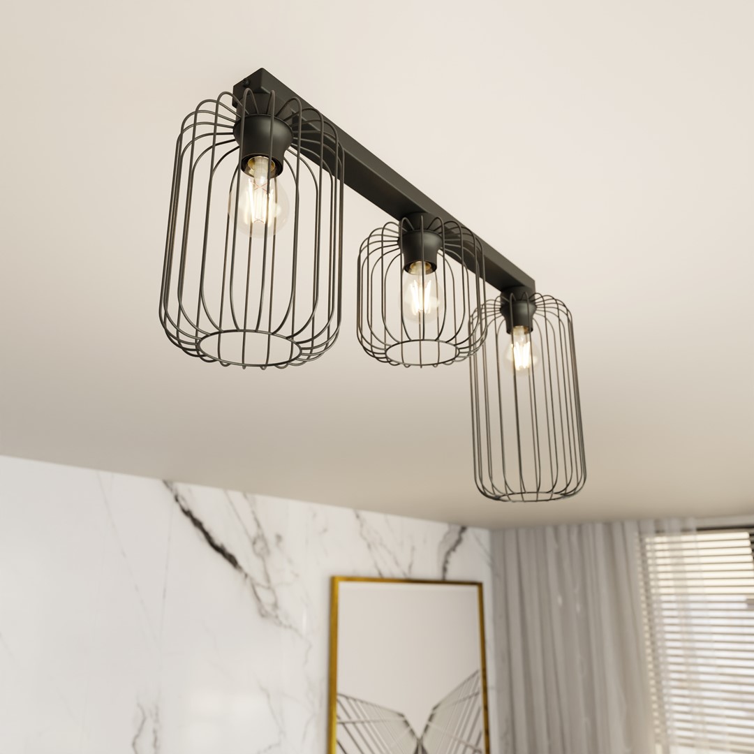Plafondlamp Floldund Zwart Ø16 cm - Afbeelding 4