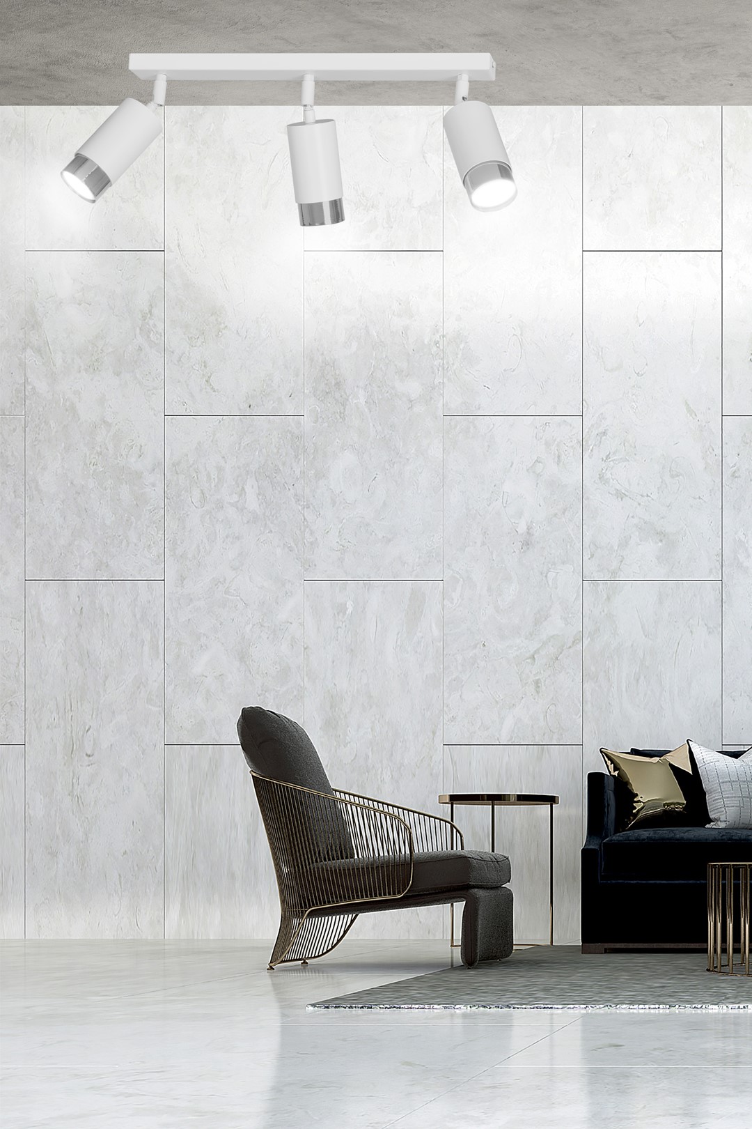 Plafondlamp Lermonte Wit - Afbeelding 4