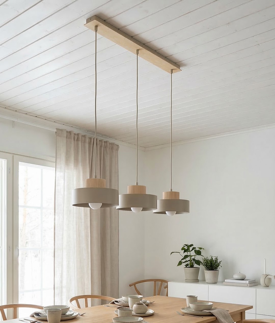 Hanglamp Jobio Beige - Afbeelding 4