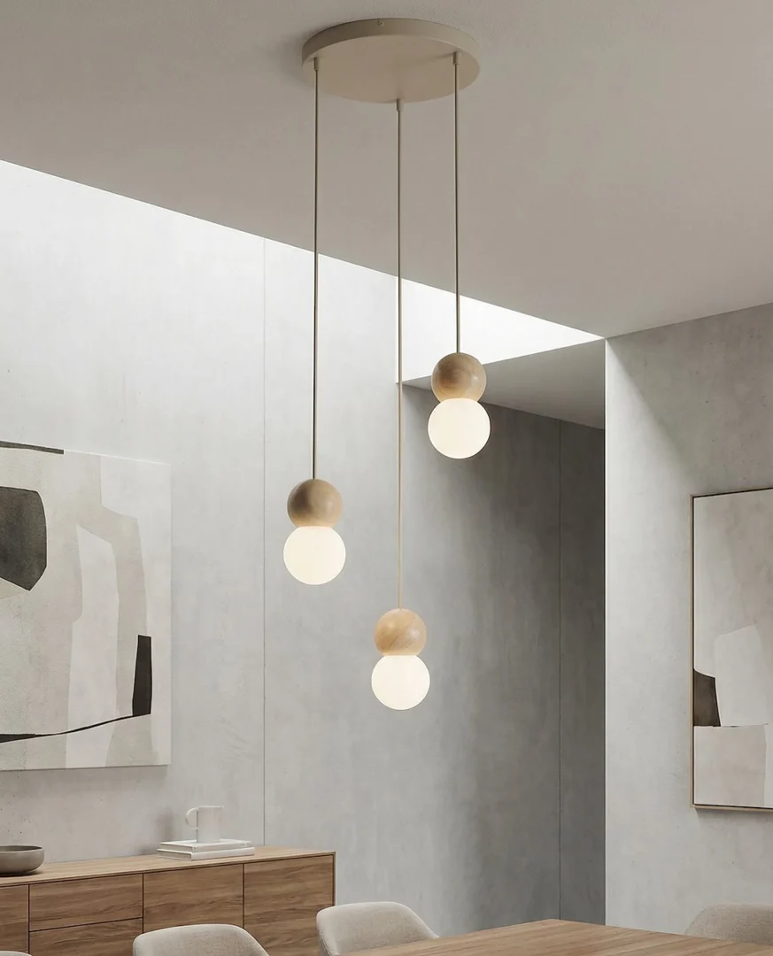 Hanglamp Kamir Beige Ø10 cm - Afbeelding 4