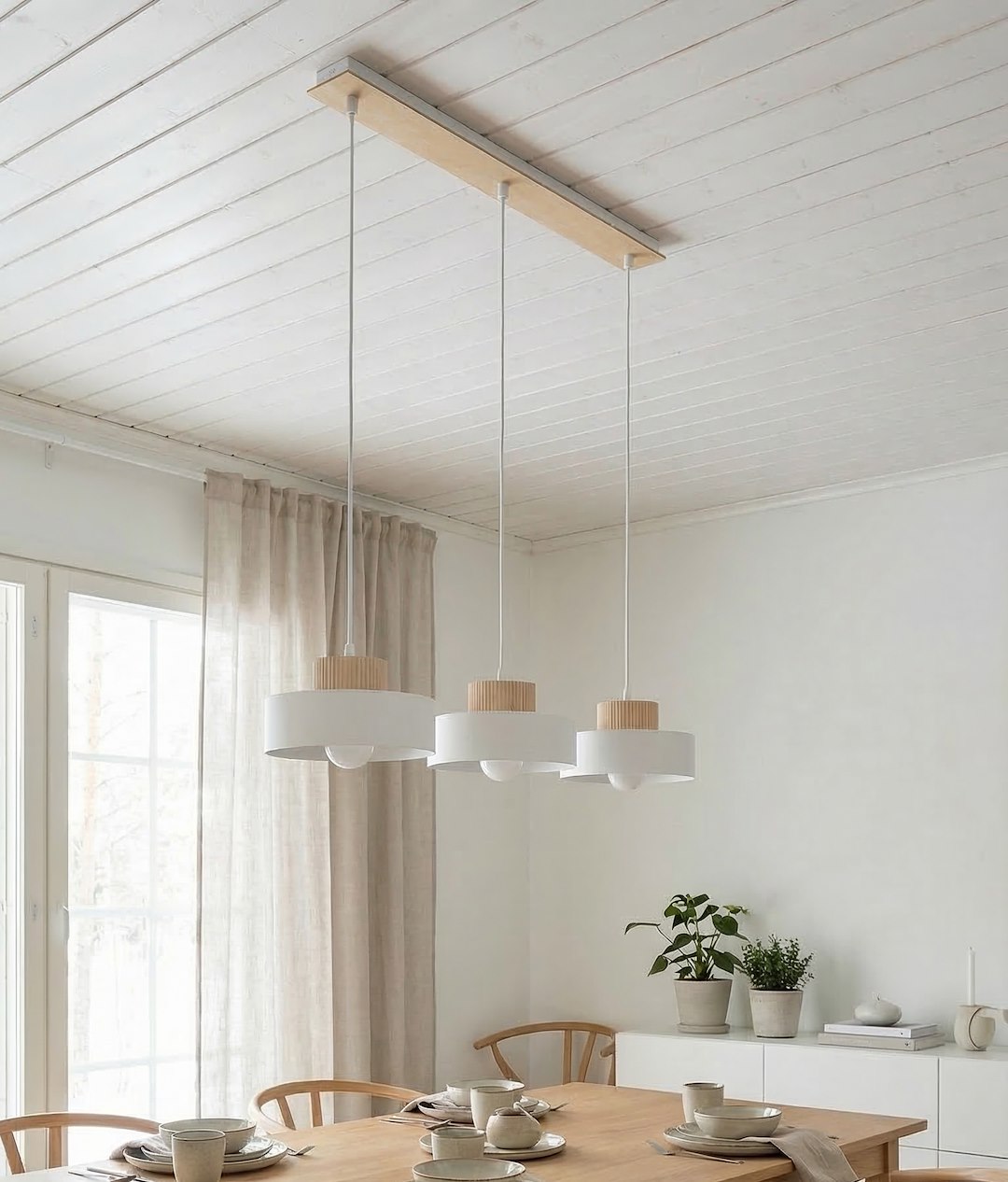 Hanglamp Nolvino Wit - Afbeelding 4
