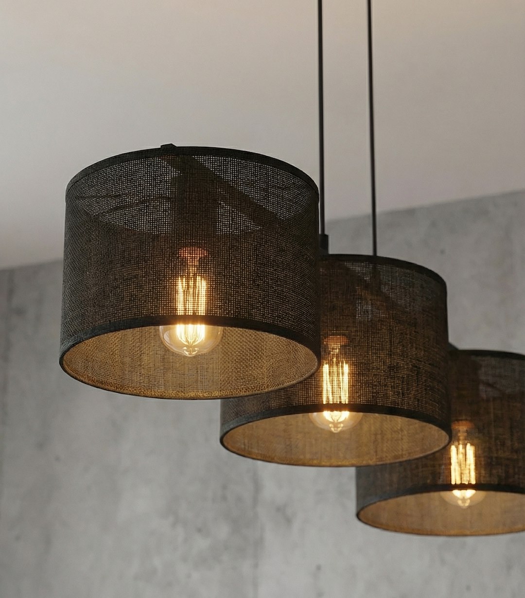 Hanglamp Prator Zwart Ø20 cm - Afbeelding 4